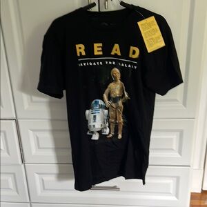 Out of Print Black Graphic Tee